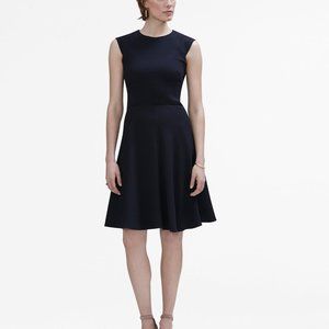 EUC MM LaFleur Navy Toi Dress Size 12